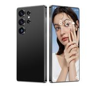 New S26 Ultra Cheap Smartphone, 4G/5G Global Version Unlocked Mobile Phones 7.3inch Camera Cell Phone Original Telefone, 8000Mah, Snapdragon 8 gen3(10 cores),Black-1TB