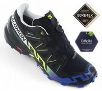 SALOMON Speedcross 6 Gore-tex - Men - Black / Blue / Yellow - size 8- model 2025 8