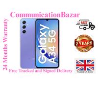 New Samsung Galaxy A34 5G 256GB 6GB D/S Smart Phone Awesome Lime Unlocked Sealed