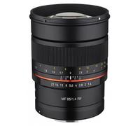 Samyang MF 85mm F1.4 RF MILC Black