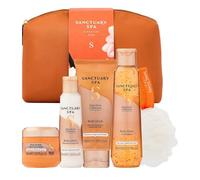 NEW Sanctuary's Signature Collection Gift Set, Jasmine, Grapefruit and Vanilla Fragrance Body Care Wash Bag