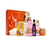 NEW Sanctuary's Sleep & Unwind Gift Set with Bath, Body items | WHITE LILY, DAMASK ROSE, PALMAROSA, VOILET, SANDALWOOD | Complete set | FRAGRANT COLLECTION