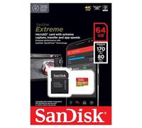 Sandisk MicroSDXC Extreme 64GB 170MB/s U3 V30 A2