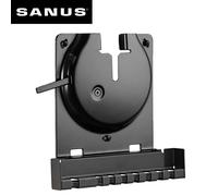 Sanus WSSCAM1-B2 Wall Mount for Sonos Amp - Slim Black Design with Lockable Latch for Security