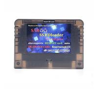 New SAROO SS HDloader Game Reader Cartridge Fast Reading Card Support SD TF Menory Cards Play Games Without CD for Saturn (32G Normal Edition)