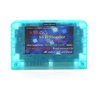 New SAROO SS HDloader Game Reader Cartridge Fast Reading Card Support SD TF Menory Cards Play Games Without CD for Saturn (128GB Elite Blue)
