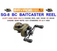 Savage Gear SG8 250 Multiplier Reel - SG8 250 BC 7+1BB 6.1:1