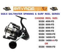 NEW SAVAGE GEAR SGS8 SALTWATER SPINNING REEL FOR SG2 SG4 SG5 SGS6 SG8 SPIN ROD
