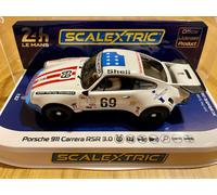 Scalextric Slot Car Porsche 911 Carrera 3.0 RSR 6th LeMans 1975 1:32 Scale C4351