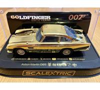 Scalextric Cars - C4550A James Bond Aston Martin DB5 - Goldfinger - 60th Anniversary Gold Edition - Toy Slot Car for use with Scalextric Race Tracks or Set - Small Kids Gift Ideas for Boy/Girl
