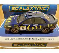 Scalextric Cars - C4555 Subaru Impreza WRX - 1995 Carlos Sainz - Toy Slot Car for use Race Tracks or Sets - Small Kids Gift Ideas for Boy/Girl Ages 3 Accessories, Blue