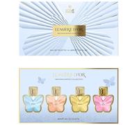 New Scent Favourites Lumiere D'or EDT Mini Collection, Including Night Orient, My Muse, Heavenly & Adore You, A Brilliant Gift for Someone Special, Perfect for Popping In Handbag.