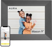 Aura Mason 9" Smart Digitial Photo Frame (Graphite) Graphite - 9 inches, 1600 x 1200 Resolution (2021)