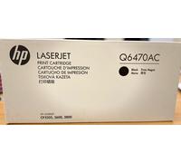 New & Sealed Genuine HP Q6470AC LaserJet Black Printer Toner Cartridge
