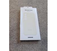 NEW SEALED Genuine Official Samsung Galaxy S23 Silicone Case Cover Cream (White)