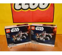 New Sealed Lego Star Wars 75295 Millennium Falcon Microfighter Retired Set x 2