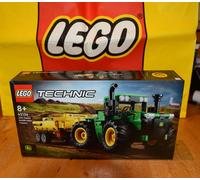 NEW SEALED LEGO Technic 42136 John Deere 9620R 4WD Tractor Retired Set CREASES