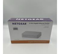 NEW Sealed Netgear GS205 5-Port Gigabit Ethernet Switch - Essentials Edition - U
