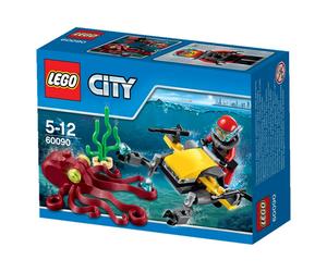 NEW & SEALED RARE LEGO City 60090 Deep Sea Explorers Scuba Scooter Building Kit
