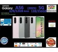 New Sealed Samsung Galaxy A56 5G 128GB 256GB + 8GB RAM Unlocked Phone [EEK: A]