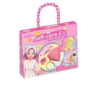 New Self-Care Kit With A Padded Headband, Microfibre Hair Towel, Super Soft Scrunchie, Satin Eye Mask, x4 Gel Pens, x6 Sticker Sheets, and x2 Activity Books.