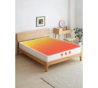New Self Heated Thermal Mattress Topper 4ft Small Double - Warm Heat Reflecting Foil Heating Mattress Protector Pad - Microfiber Heated Mattress Cover 122x190cm