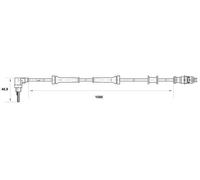 BOSCH 0 265 007 035 ABS sensor
