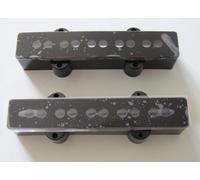 Fender Pure Vintage Precision Bass Pickup Covers - Black