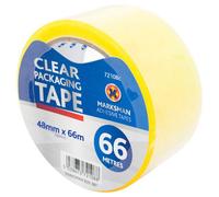 New Set Of 3 Clear Strong Parcel Packing Tape Sealing Sellotape Rolls 48mm X 66M