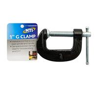 New Set of 4 Heavy Duty G Clamp - 1" Iron Clamps, Wood Working, Welding, Support Tool, DIY, Inch | Suitable for Woodworking, Welding, Building, Automotive Repair | Jaw Opening