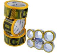 New Set Of 6 Rolls Pvc Caution Tape Barrier Hazard Warning 48mm X 50M Adhesive