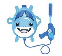 New Shark Backpack Water Gun Toy for Kids, Blue, High-Power Water Blaster || 1backpack||1blaster||1connecting tube||1straps||