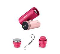 NEW Shark ChillPill - The only 3-in-1 personal cooling system with InstaChill heat plate, Dry-Touch Mist and powerful fan, handheld, portable, rechargeable battery, 10 speeds, Dragon fruit