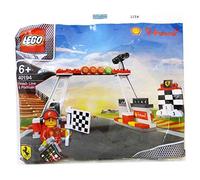 New Shell V-Power Lego Collection ~ Finish Line, Podium & Minifigure ~ 40194