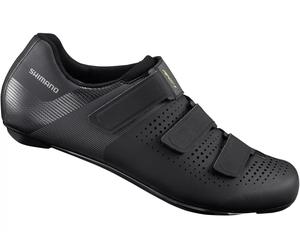 NEW Shimano RC1 Unisex 3-Strap Road Lightweight Cycling Shoes - Black - EU 43