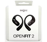 SHOKZ OpenFit 2 Headphones Wireless Ear-hook Calls/Music/Sport/Everyday Black