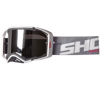 NEW SHOT LITE MOTOCROSS MX ENDURO OFF ROAD PROSPECT VISION GOGGLE GREY WHITE