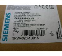 one New Siemens 3RW4026-1BB15