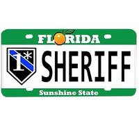 New Sign florida novelty license plate law enforcement sheriff one ass to risk 6x12 inches License Plate Sign