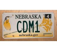 New Sign graphic bird vanity license plate cdm 1" carl charles clark miller 6x12 inches License Plate Sign