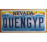 New Sign nevada 2012 vanity license plate queen gypsy 6x12 inches License Plate Sign