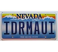 New Sign nevada 2013 vanity license plate i dream maui 6x12 inches License Plate Sign
