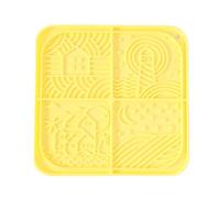 New Silicone dog licking mat, Textured Slow Feeder for Dogs and Cats | Pet Lick Mat with Suction Cups Square Design for Bath Time and Mealtime Collapsible and easy to clean
