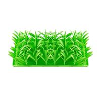 New Silicone GreenGrass Design Mat For Dog Cats Green GreenGrass Design Silicone Slow Food Mat Dog Cat GreenGrass Design Mat Food Toy Dog Cat Mat For Indoor Dog Cats Silicone (1PC) (Green, 36x17cm)
