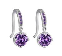 New Silver Earrings Female Japanese Korean Temperament Earrings Water Drop Earrings Hundred With Jewellery Ear Hanging Ear Hooks K Earrings (D, One Size)