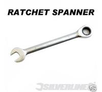 NEW Silverline Polished combination Ratchet Spanner 27MM FREE UK P&P