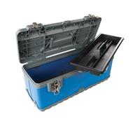 New Silverline Toolbox 470 x 220 x 210mm Blue Discontinued 386076
