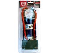 New Single Barrel Foot Pump Air Inflator Car Bicycle Van Tyre Pressure Guage