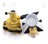 New Single Prism Set Yellow Triblac ForTotal Station + Adapter Dia. 64mm 0mm Offset Surveyor
