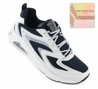 NEW Skechers Tres-Air Uno-Street Fl-Air - Women's Sneakers Shoes White-Black 177